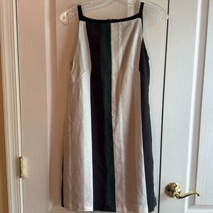 Striped Sleeveless Dress - Multicolor